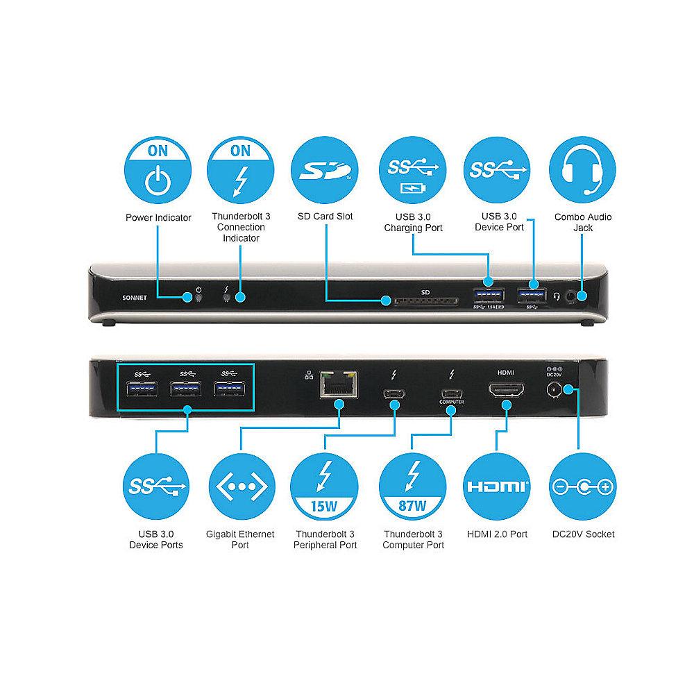 Sonnet Echo 11 Thunderbolt 3 Dock ECHO-DK11-T3, Sonnet, Echo, 11, Thunderbolt, 3, Dock, ECHO-DK11-T3