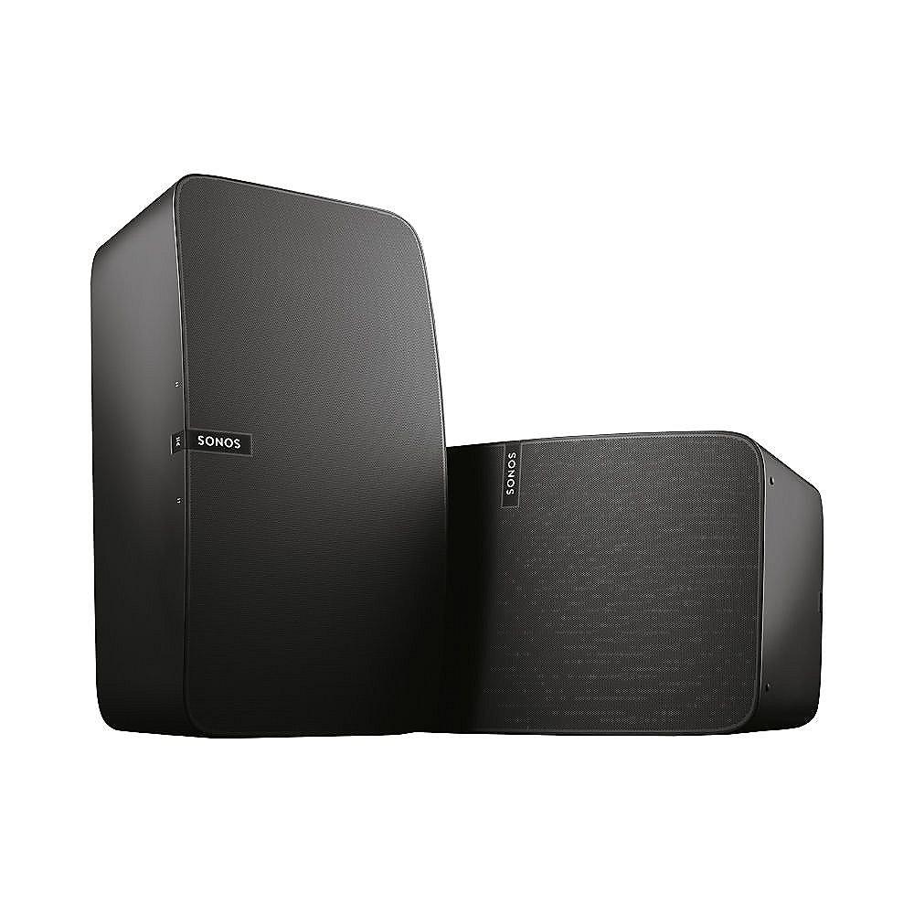 Sonos PLAY:5 Paar schwarz Ultimative Multiroom Smart Speaker für Music Streaming