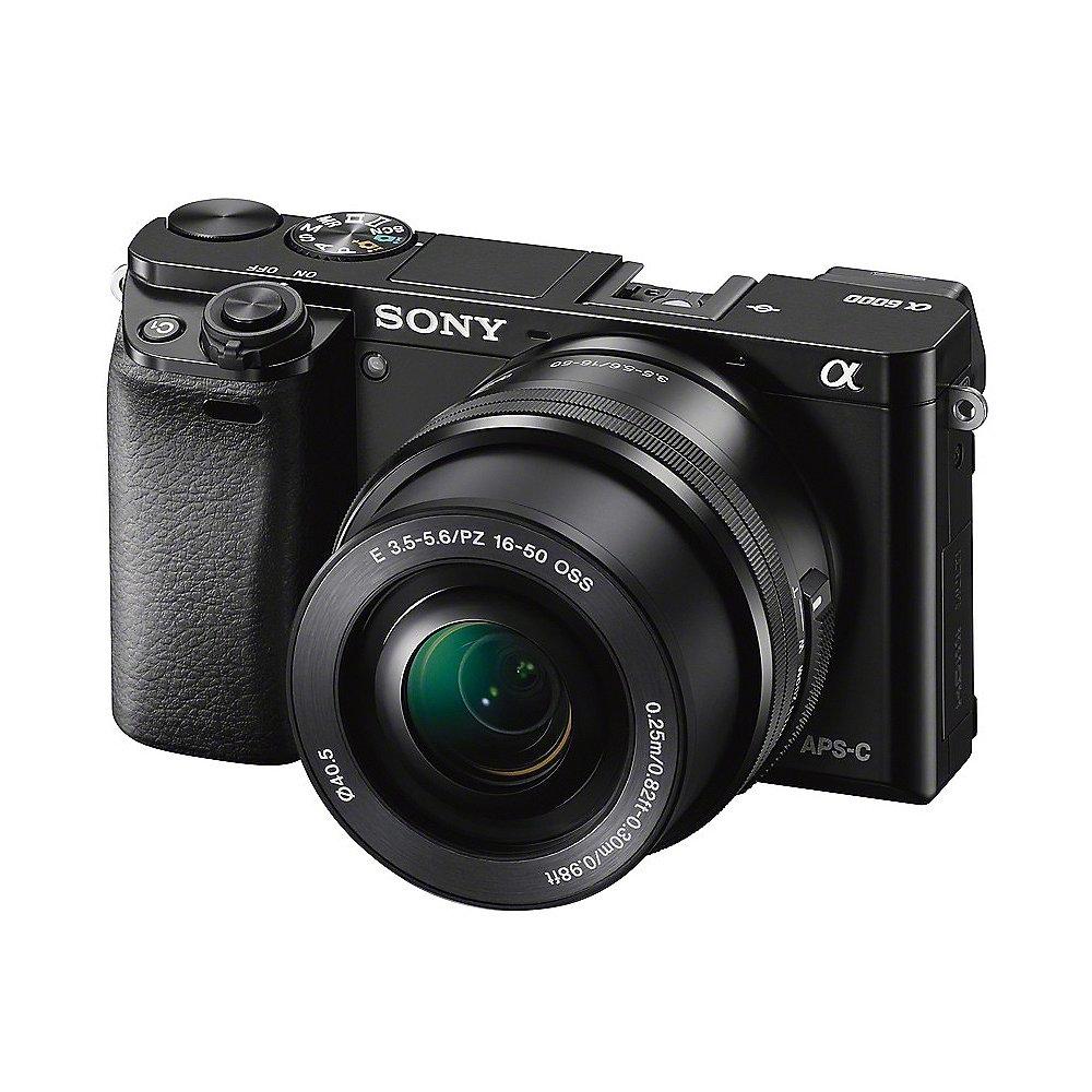 Sony Alpha 6000 Kit 16-50mm Systemkamera schwarz