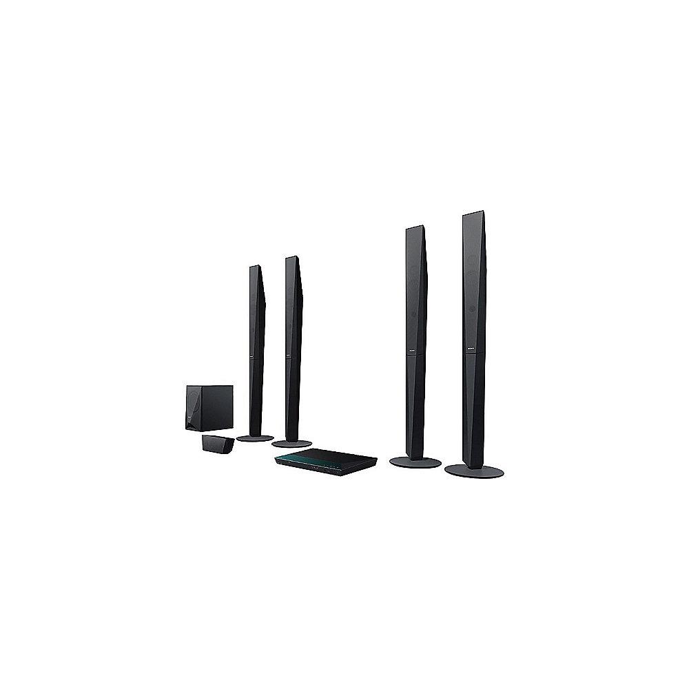 Sony BDV-E6100 5.1 3D Blu-ray Heimkinosystem mit Bluetooth und NFC Schwarz, Sony, BDV-E6100, 5.1, 3D, Blu-ray, Heimkinosystem, Bluetooth, NFC, Schwarz