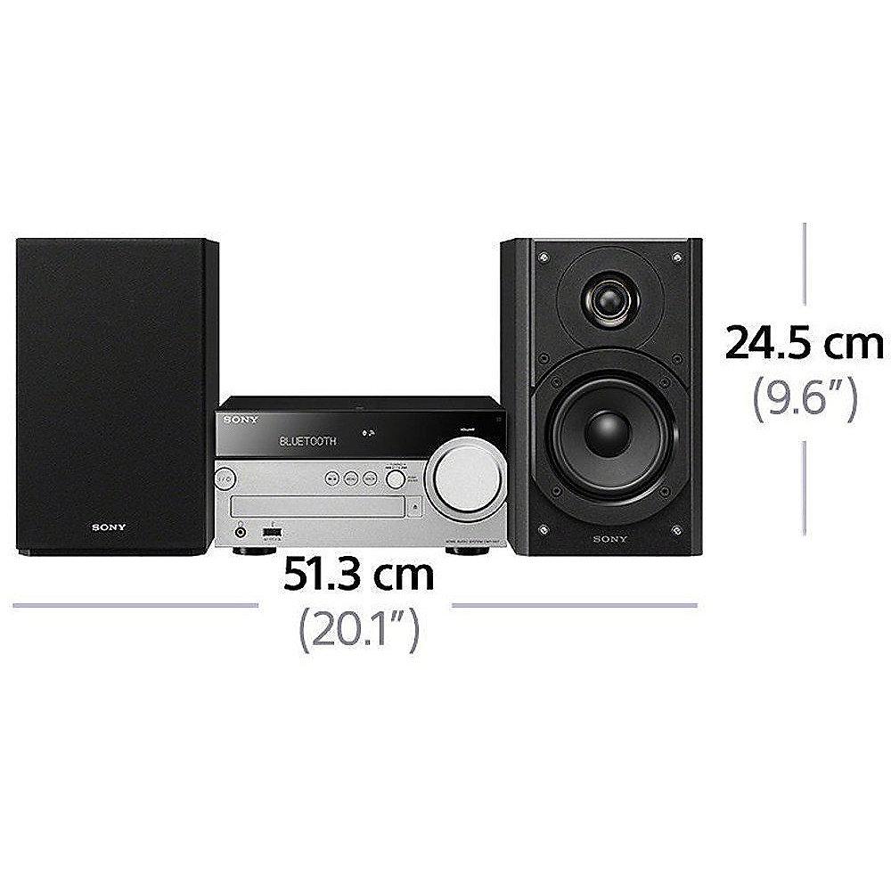 SONY CMT-SX7B Hi-Fi-Anlage mit Bluetooth Wi-Fi AirPlay schwarz