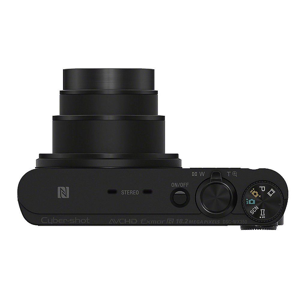 Sony Cyber-shot DSC-WX350 Digitalkamera schwarz, Sony, Cyber-shot, DSC-WX350, Digitalkamera, schwarz