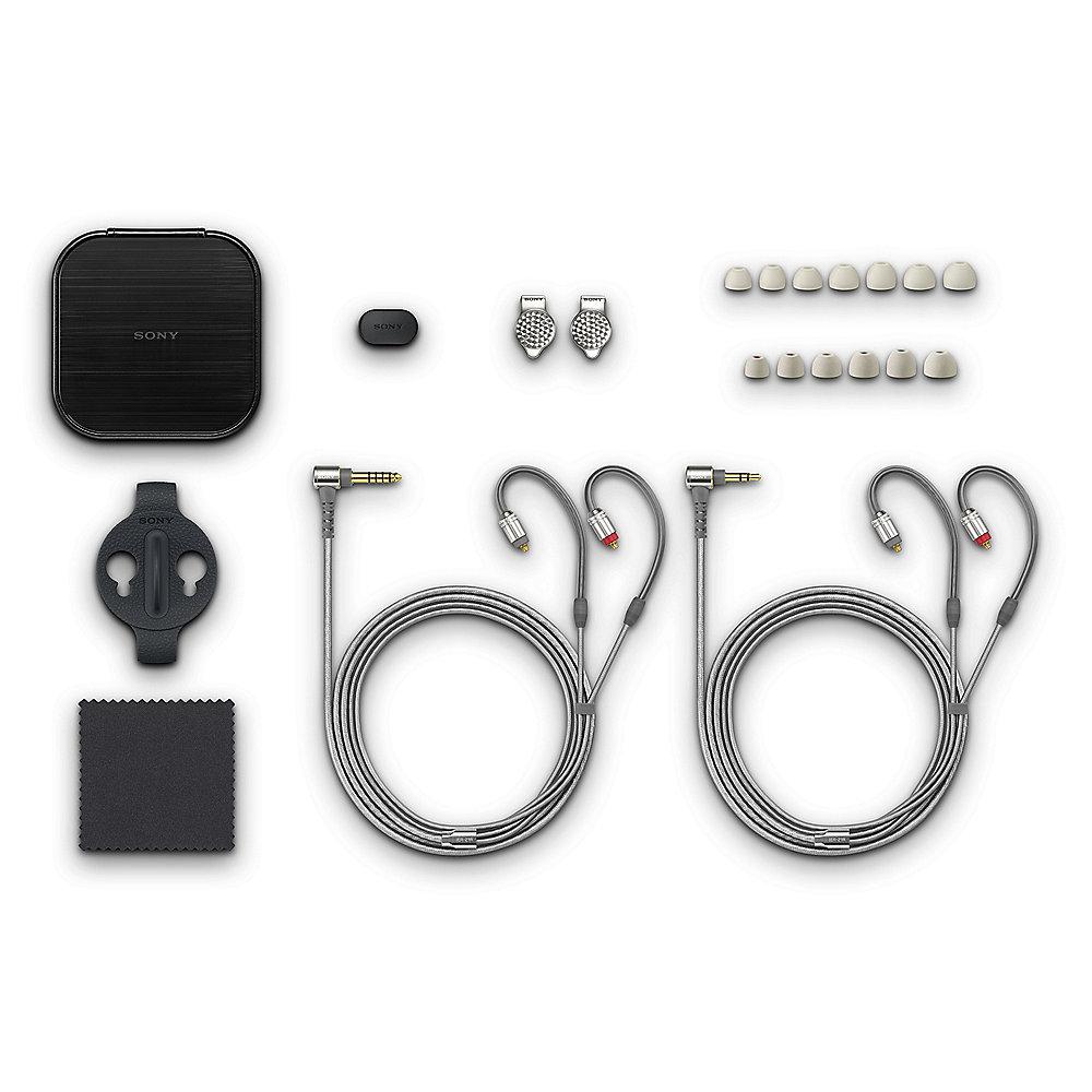 Sony IER-Z1R Hi-Re In-Ear Kopfhörer silber  Triple-Treibereinheit