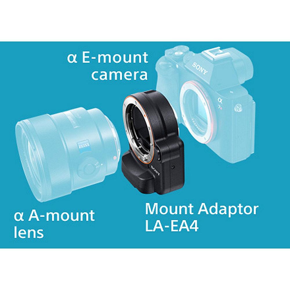 Sony LA-EA4 Objektiv-Adapter (Alpha Objektiv an E-Mount-Kamera)
