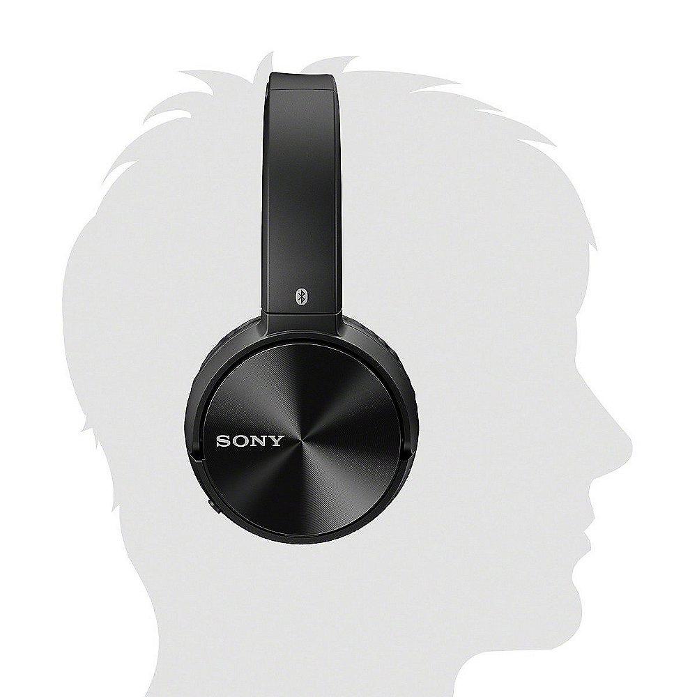 Sony MDR-ZX330BT On Ear Kopfhörer mit Bluetooth und NFC - Schwarz, Sony, MDR-ZX330BT, On, Ear, Kopfhörer, Bluetooth, NFC, Schwarz