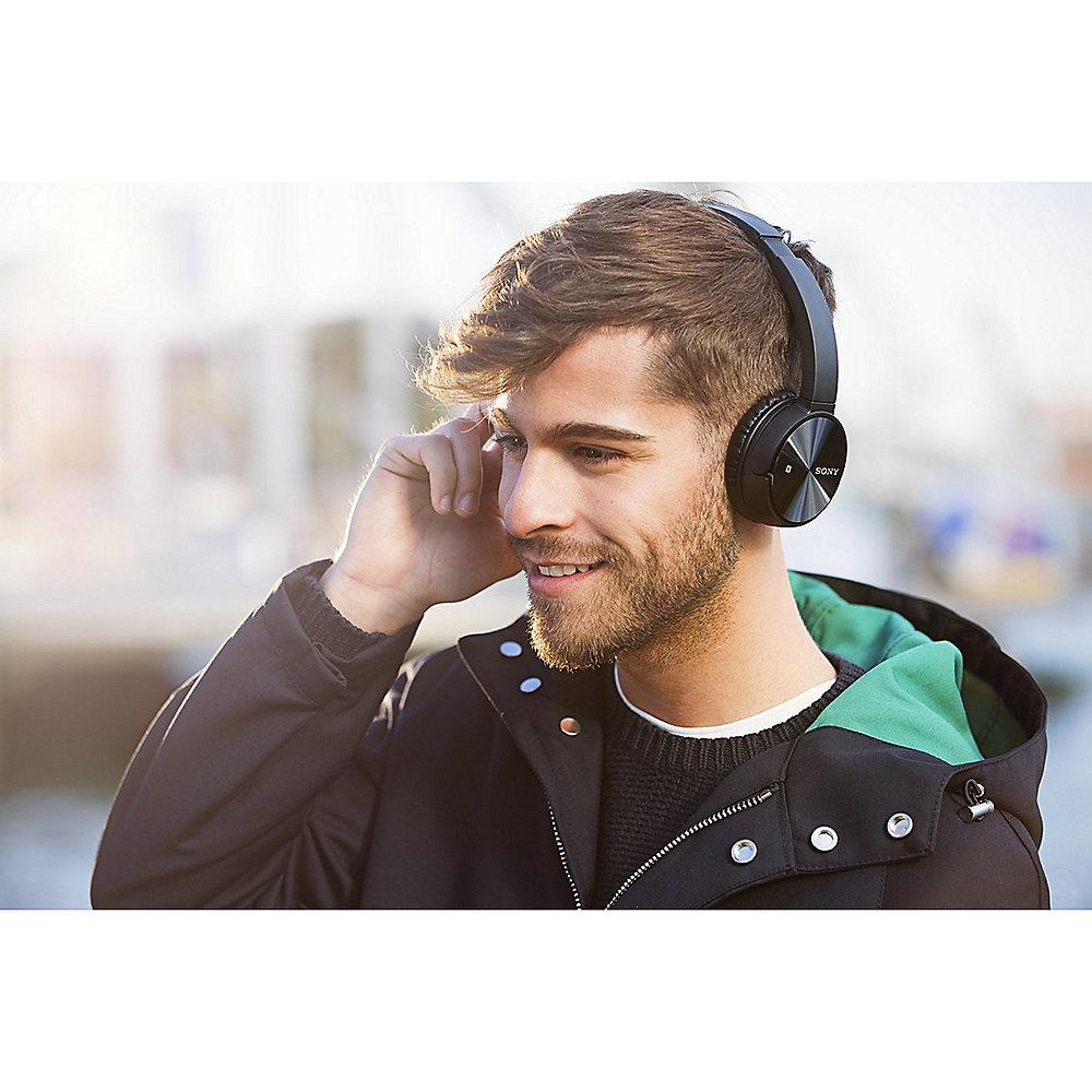 Sony MDR-ZX330BT On Ear Kopfhörer mit Bluetooth und NFC - Schwarz