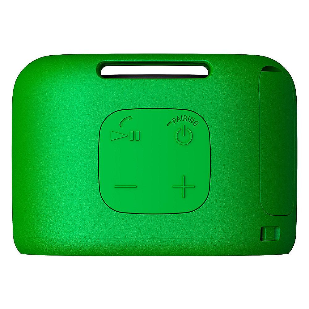 Sony SRS-XB01 tragbarer Bluetooth Lautspr. 6h Akku Spritzwassergesch. grün