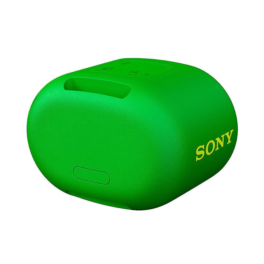 Sony SRS-XB01 tragbarer Bluetooth Lautspr. 6h Akku Spritzwassergesch. grün