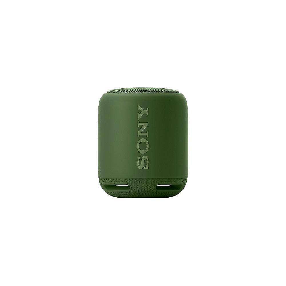 Sony SRS-XB10 tragbarer Lautsprecher (wasserabweisend, NFC, Bluetooth) grün