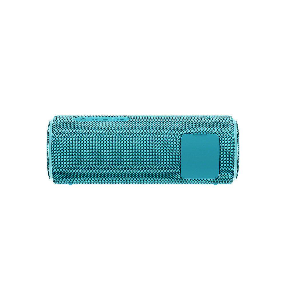 Sony SRS-XB21 tragbarer Lautsprecher (wasserabweisend, NFC, Bluetooth) blau