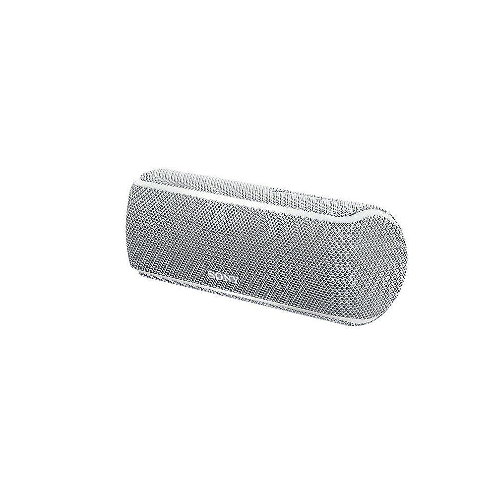 Sony SRS-XB21 tragbarer Lautsprecher (wasserabweisend, NFC, Bluetooth) weiß, Sony, SRS-XB21, tragbarer, Lautsprecher, wasserabweisend, NFC, Bluetooth, weiß