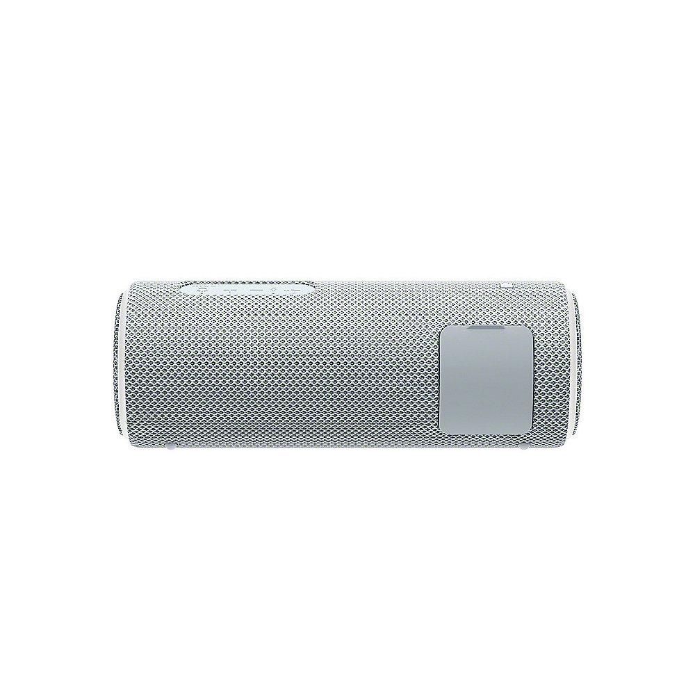 Sony SRS-XB21 tragbarer Lautsprecher (wasserabweisend, NFC, Bluetooth) weiß, Sony, SRS-XB21, tragbarer, Lautsprecher, wasserabweisend, NFC, Bluetooth, weiß