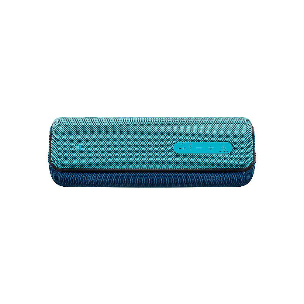 Sony SRS-XB31 tragbarer Lautsprecher wasserabweisend, NFC, Bluetooth LED blau
