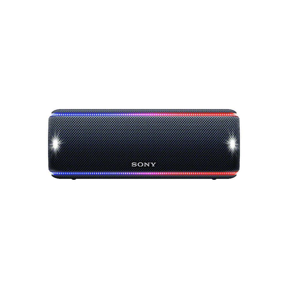 Sony SRS-XB31 tragbarer Lautsprecher wasserabweisend, NFC, Bluetooth LED schwar, Sony, SRS-XB31, tragbarer, Lautsprecher, wasserabweisend, NFC, Bluetooth, LED, schwar