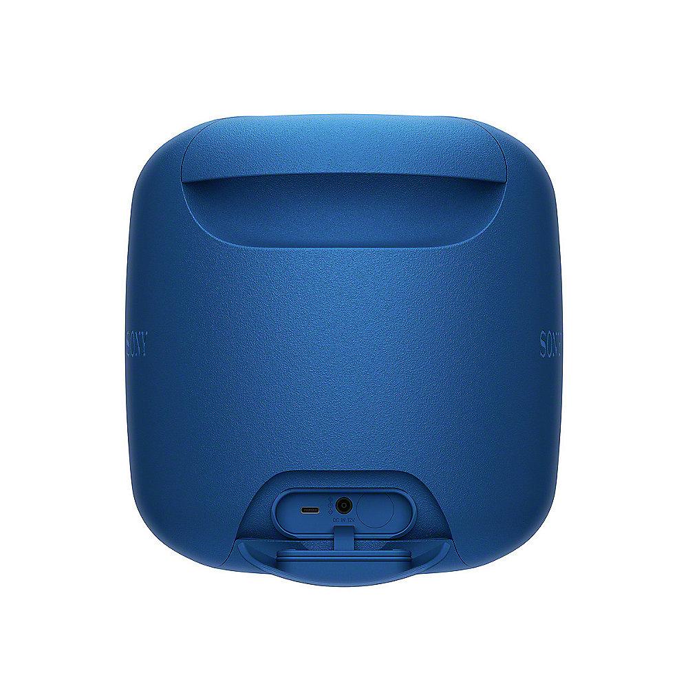 Sony SRS-XB501 Bluetooth Lautsprecher spritzwassergeschützt Lichteffekt blau