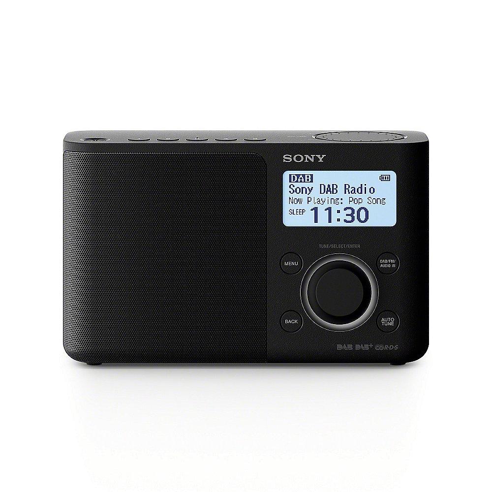 Sony XDR-S61DB Digitalradio UKW/DAB  Schwarz