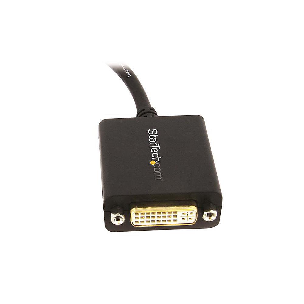 Startech Displayport Adapter 0,15m DP zu DVI HDTV passiv St./Bu. schwarz