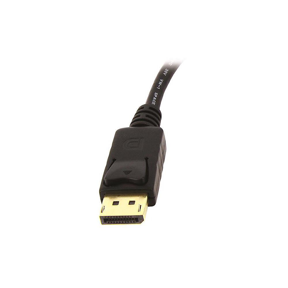 Startech Displayport Adapter 0,15m DP zu DVI HDTV passiv St./Bu. schwarz