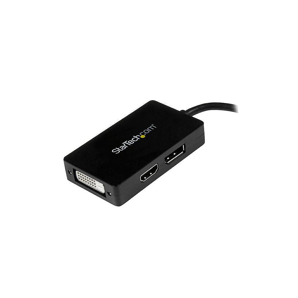 Startech Displayport Adapter Mini DisplayPort zu DisplayPort/DVI/HDMI schwarz