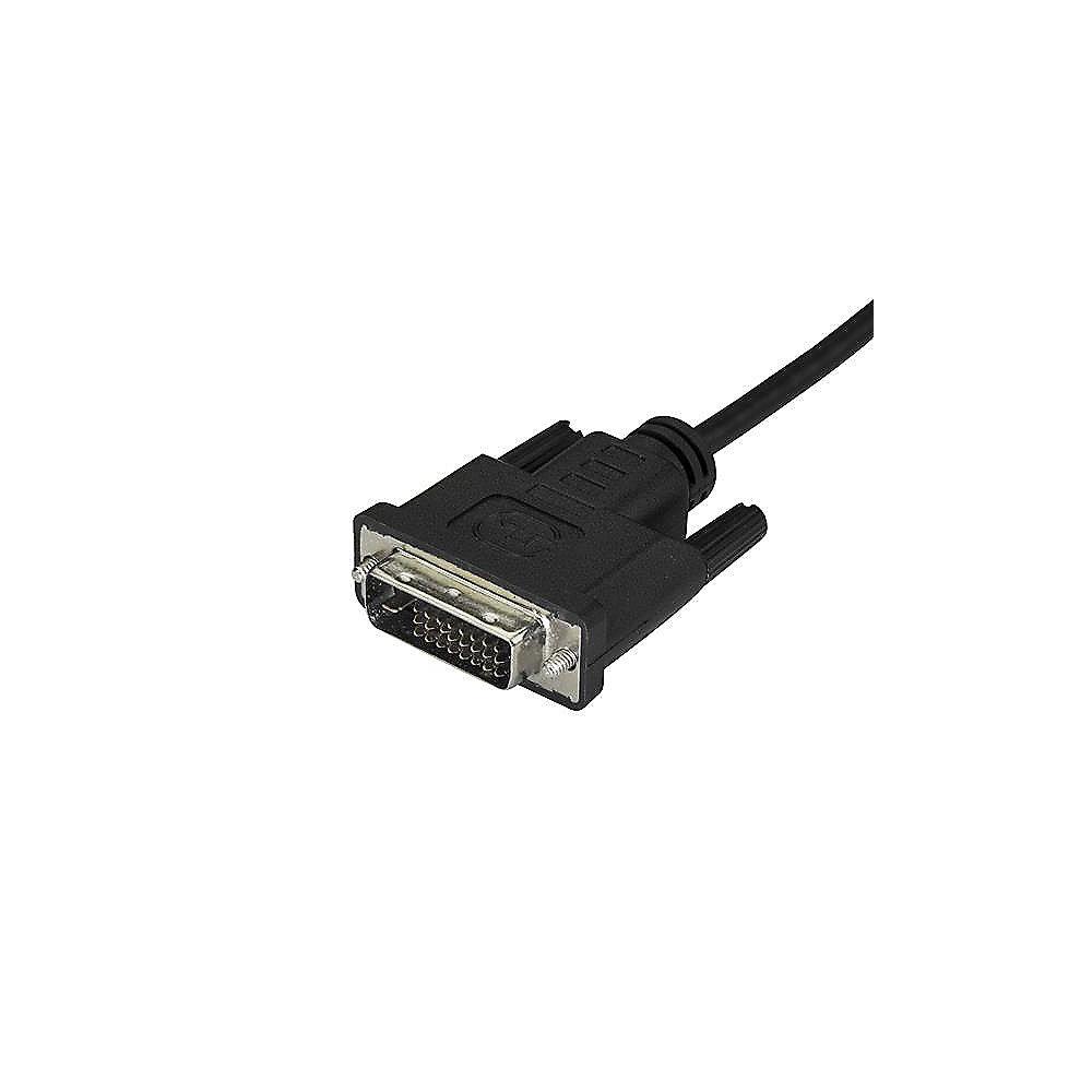 Startech DVI Adapter DVI zu DisplayPort   USB-A Strom St./Bu. schwarz