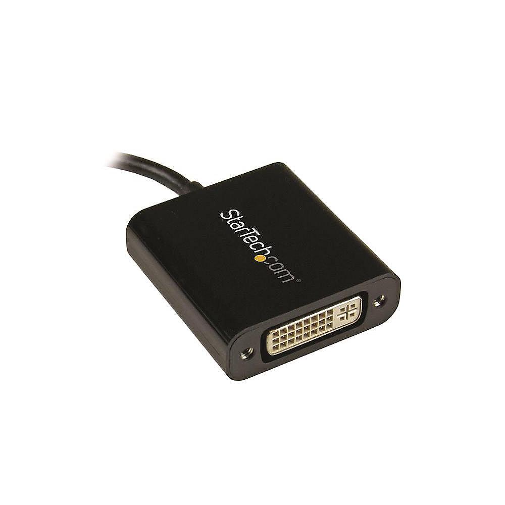 Startech USB-C zu DVI Adapter St./Bu. schwarz