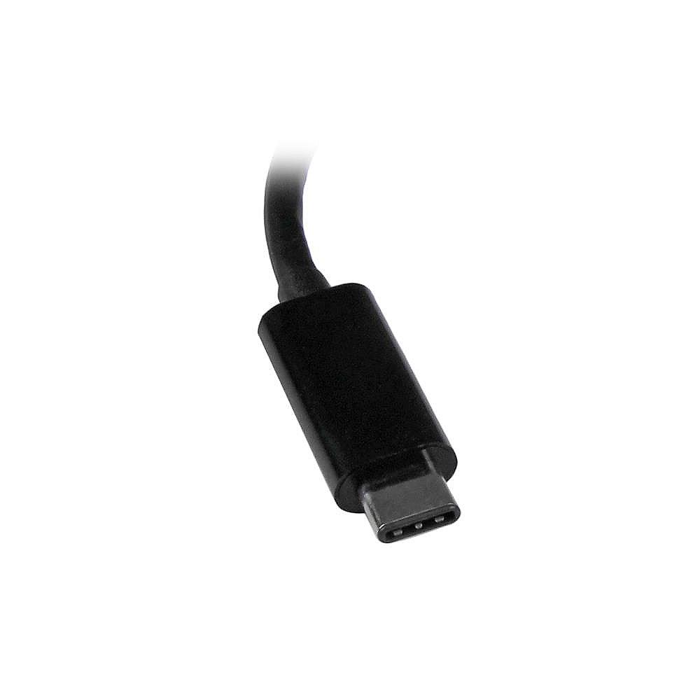 Startech USB-C zu DVI Adapter St./Bu. schwarz