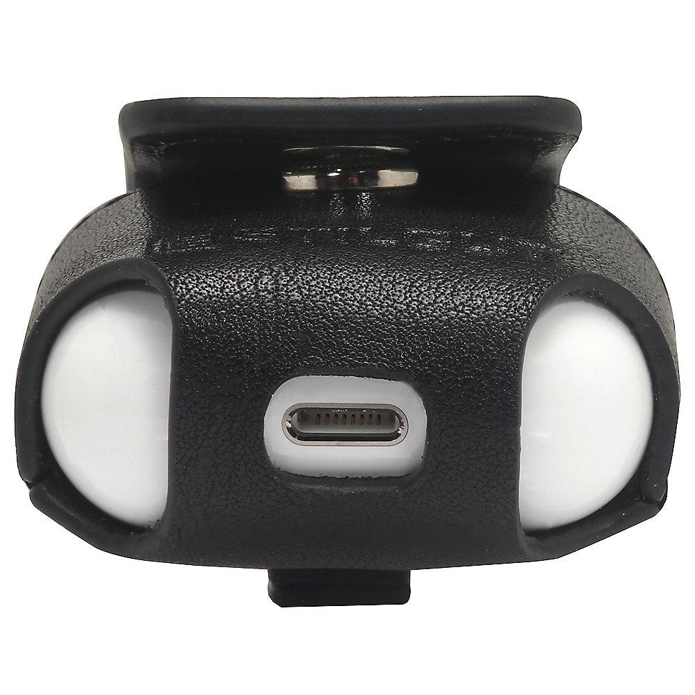 StilGut AirPod Case mit Karabiner schwarz nappa
