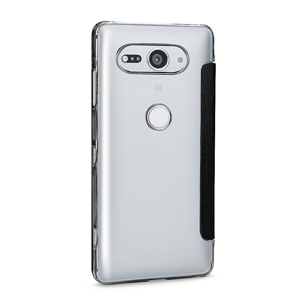 StilGut Book Type mit NFC/RFID Blocker für Sony Xperia XZ2 Compact schwarz/Trans
