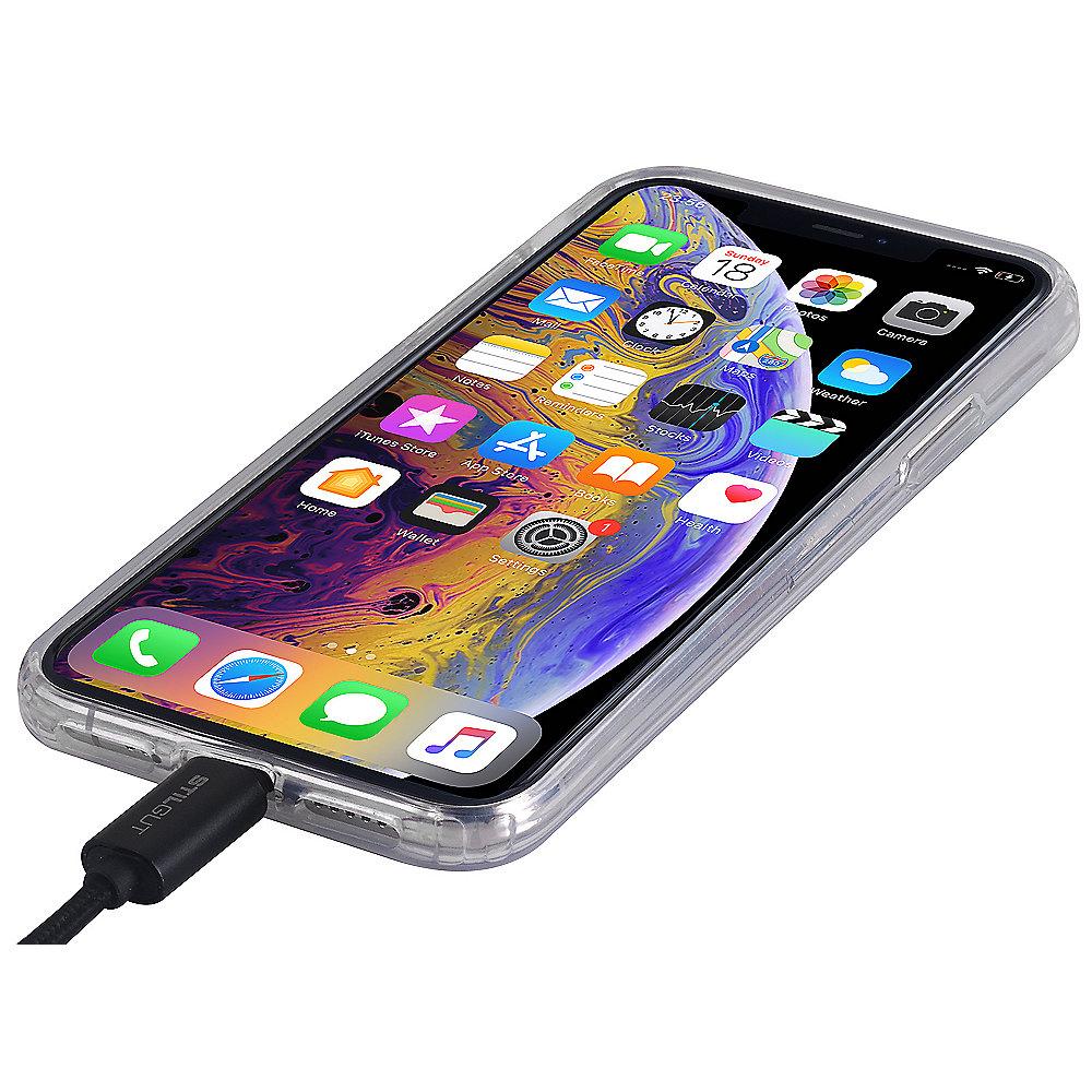 StilGut Bumper Hybrid Clear Case für Apple iPhone XS/ X transparent B07HNQFWN2