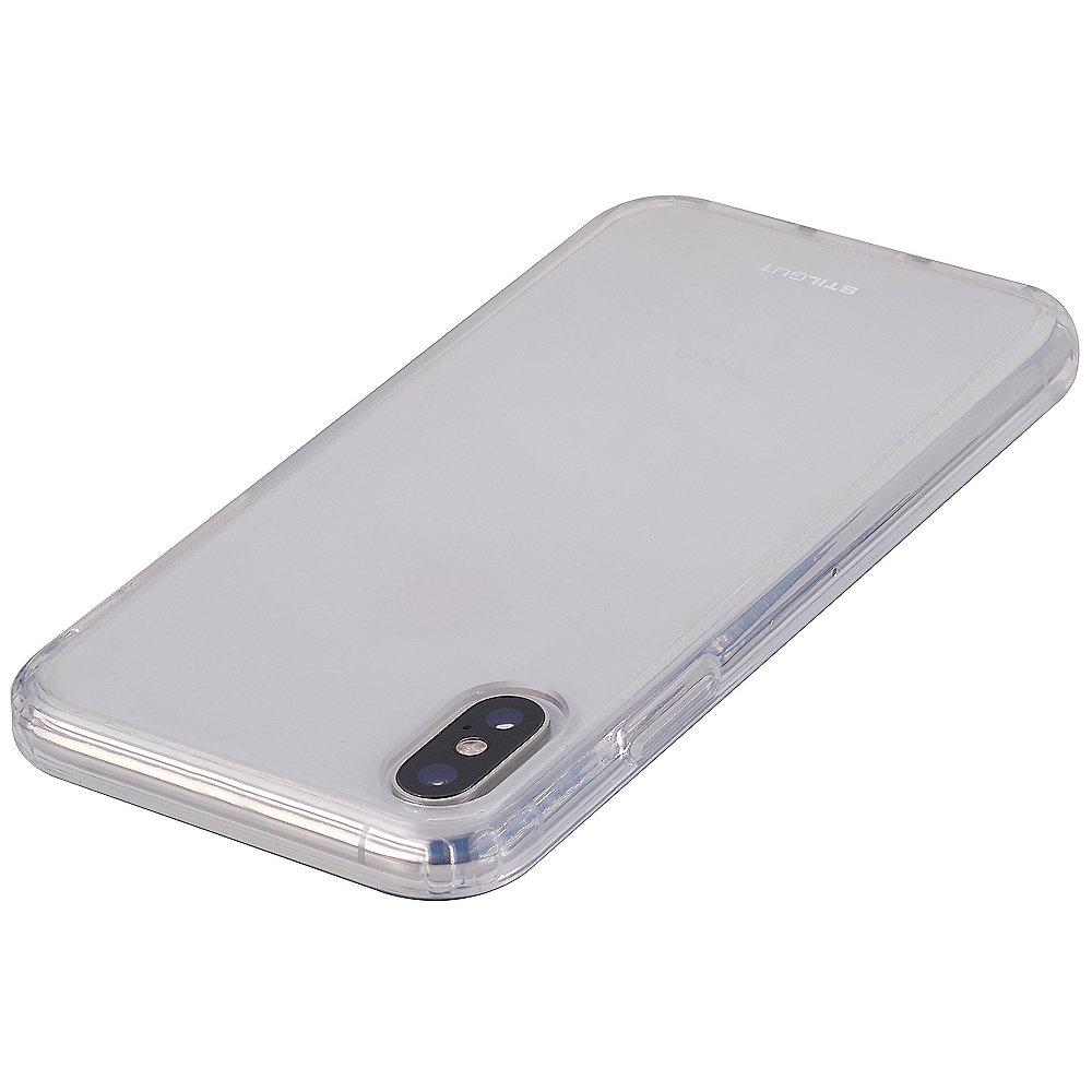 StilGut Bumper Hybrid Clear Case für Apple iPhone XS/ X transparent B07HNQFWN2