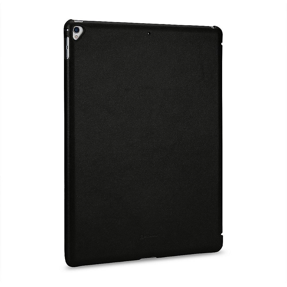 Stilgut Hülle Couverture für Apple iPad Pro 12,9 zoll (2017), schwarz nappa