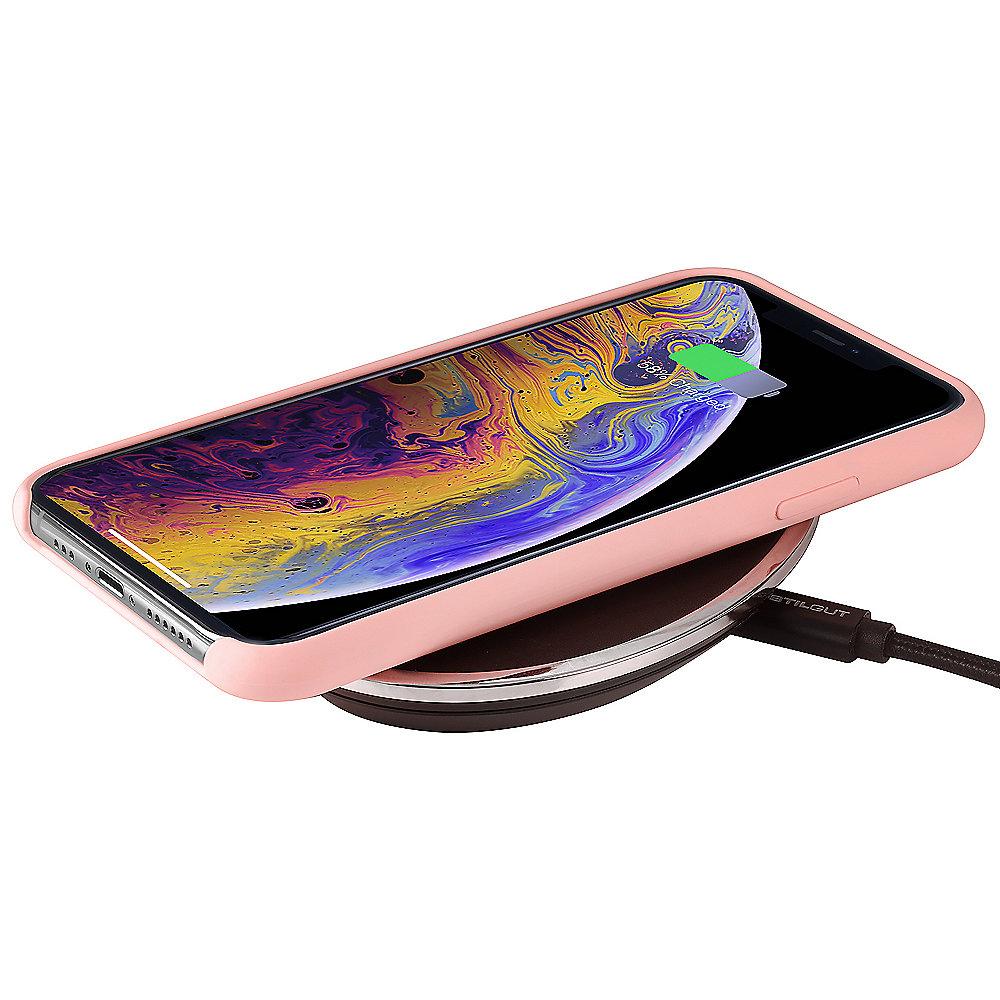 StilGut Liquid Silicon Case für Apple iPhone XS MAX pink B07GYTBPG3