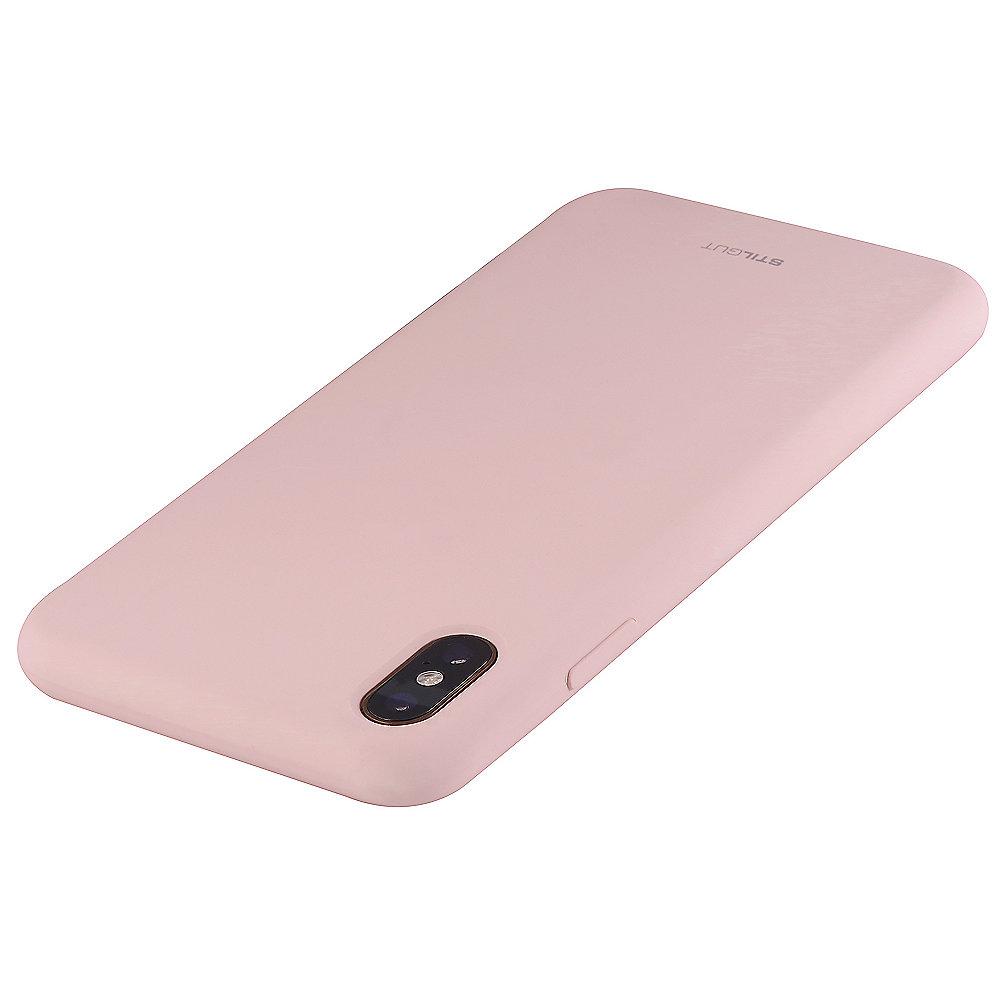 StilGut Liquid Silicon Case für Apple iPhone XS/ X sand pink B07GZ1D2KW
