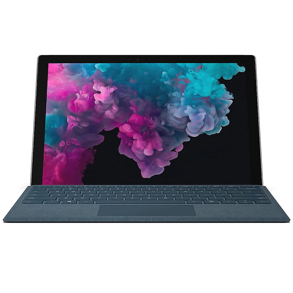 Surface Pro 6 12,3" QHD Platin i7 16GB/512GB SSD Win10 KJV-00003   TC Blau