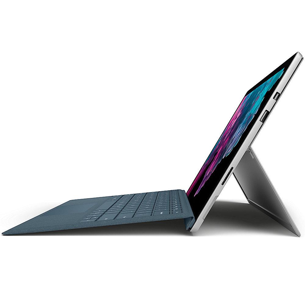 Surface Pro 6 12,3" QHD Platin i7 16GB/512GB SSD Win10 KJV-00003   TC Blau