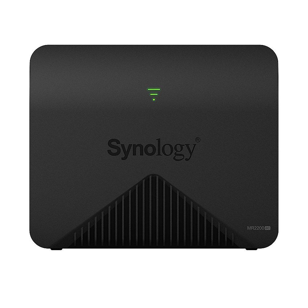 Synology MR2200ac 2,13 GBit/s TriBand WLAN Mesh-Router Doppelpack Bundle