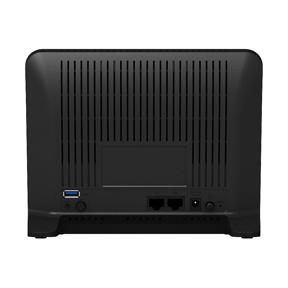 Synology MR2200ac 2,13 GBit/s TriBand WLAN Mesh-Router Doppelpack Bundle