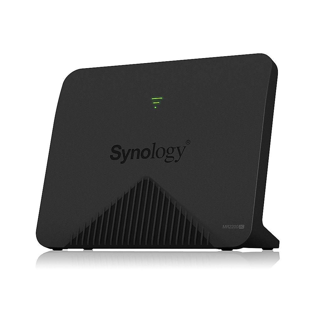 Synology MR2200ac 2,13 GBit/s TriBand WLAN Mesh-Router Doppelpack Bundle, Synology, MR2200ac, 2,13, GBit/s, TriBand, WLAN, Mesh-Router, Doppelpack, Bundle