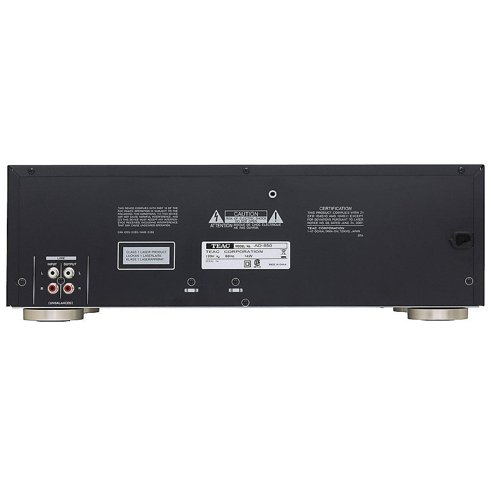 TEAC AD-850 Kassette /CD-Player System mit USB-Recording schwarz, TEAC, AD-850, Kassette, /CD-Player, System, USB-Recording, schwarz