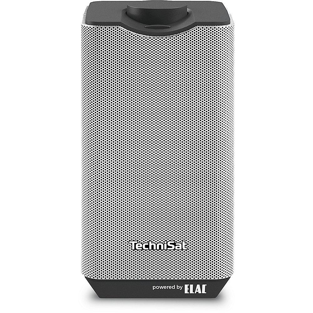TechniSat AUDIOMASTER MR1, schwarz/silber WLAN Bluetooth Multiroom-Lautsprecher