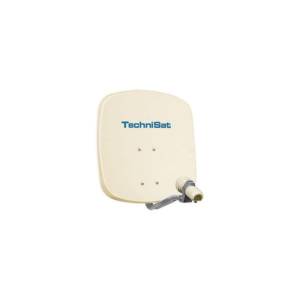 TechniSat DigiDish 45 beige mit Universal V/H-LNB  inkl. An-Rohr-Fitting