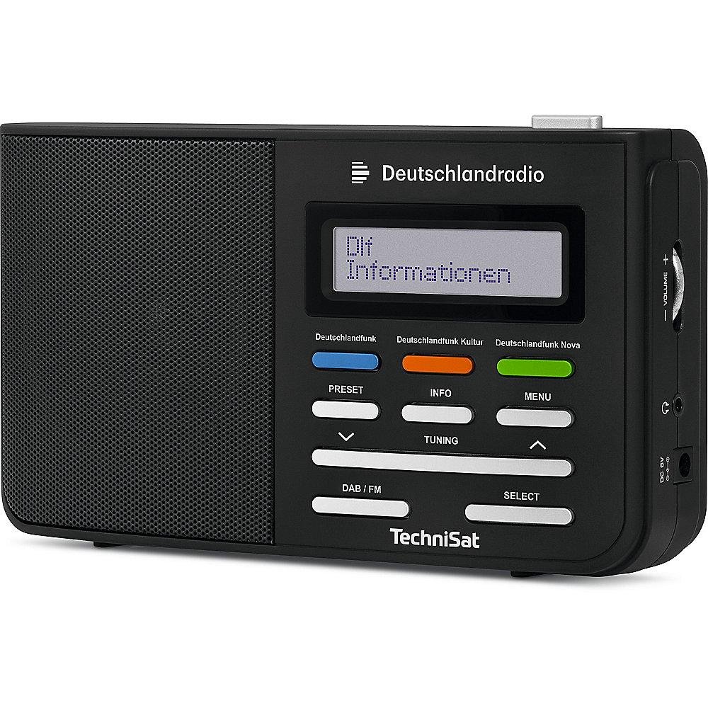 TechniSat DIGITRADIO 210 Deutschlandradio schwarz UKW/DAB  Radio