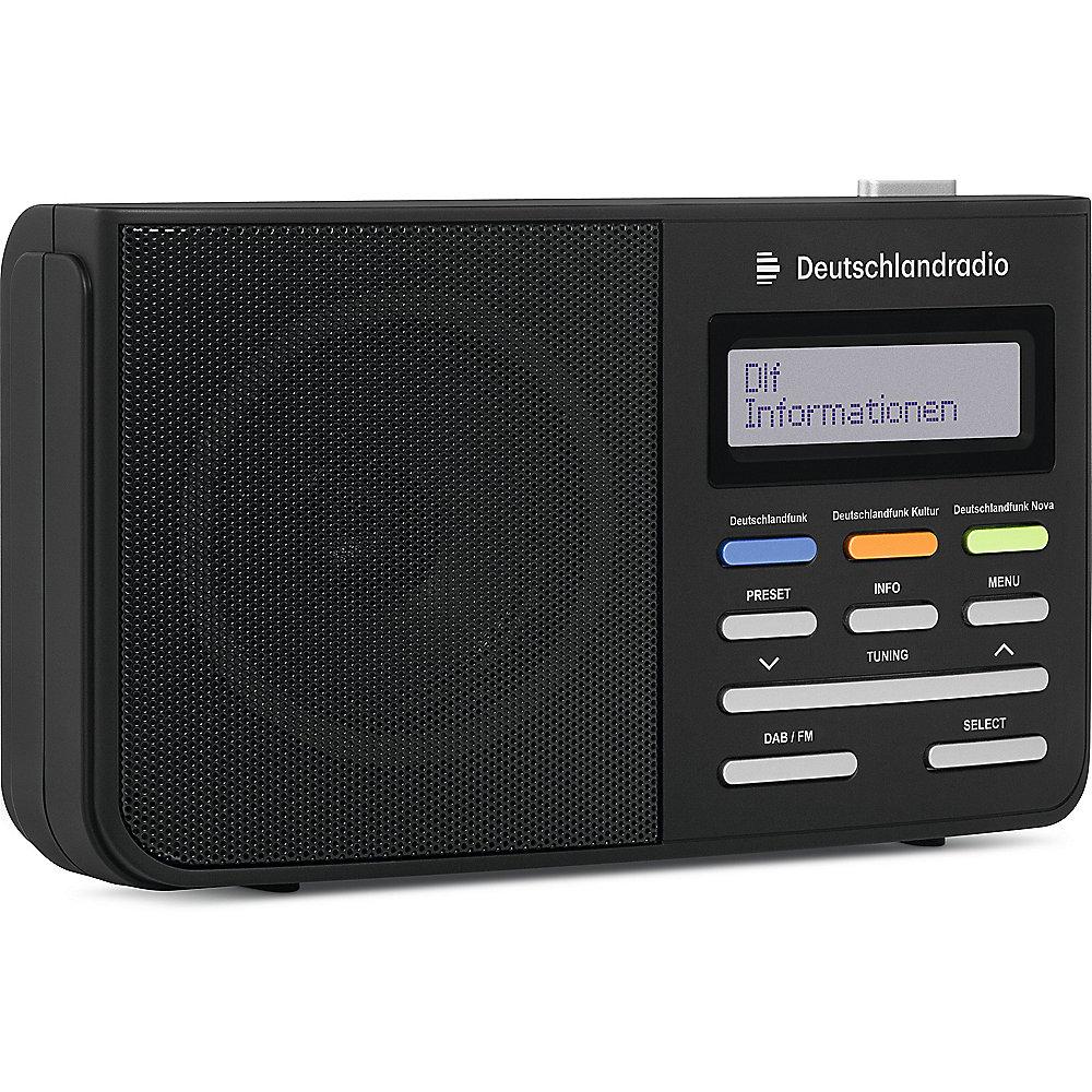 TechniSat DIGITRADIO 210 Deutschlandradio schwarz UKW/DAB  Radio