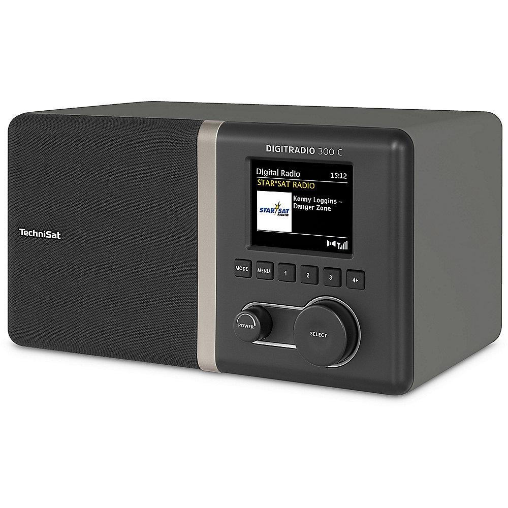 TechniSat DIGITRADIO 300 C DAB /UKW Radio, antrazit, mit Timer, TechniSat, DIGITRADIO, 300, C, DAB, /UKW, Radio, antrazit, Timer