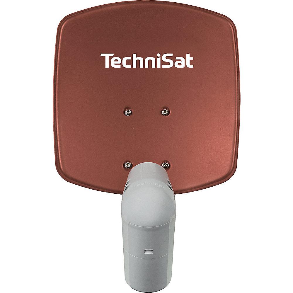 TechniSat SATMAN 33, UNYSAT-Twin-LNB, rot, DigitalSat-Antenne