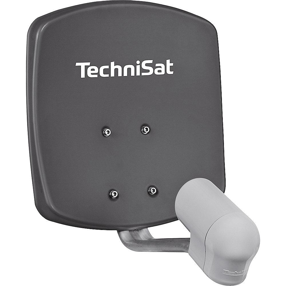 TechniSat SATMAN 33, UNYSAT-V/H-LNB, grau, DigitalSat-Antenne