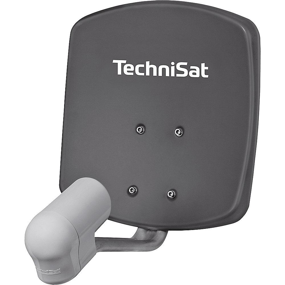 TechniSat SATMAN 33, UNYSAT-V/H-LNB, grau, DigitalSat-Antenne