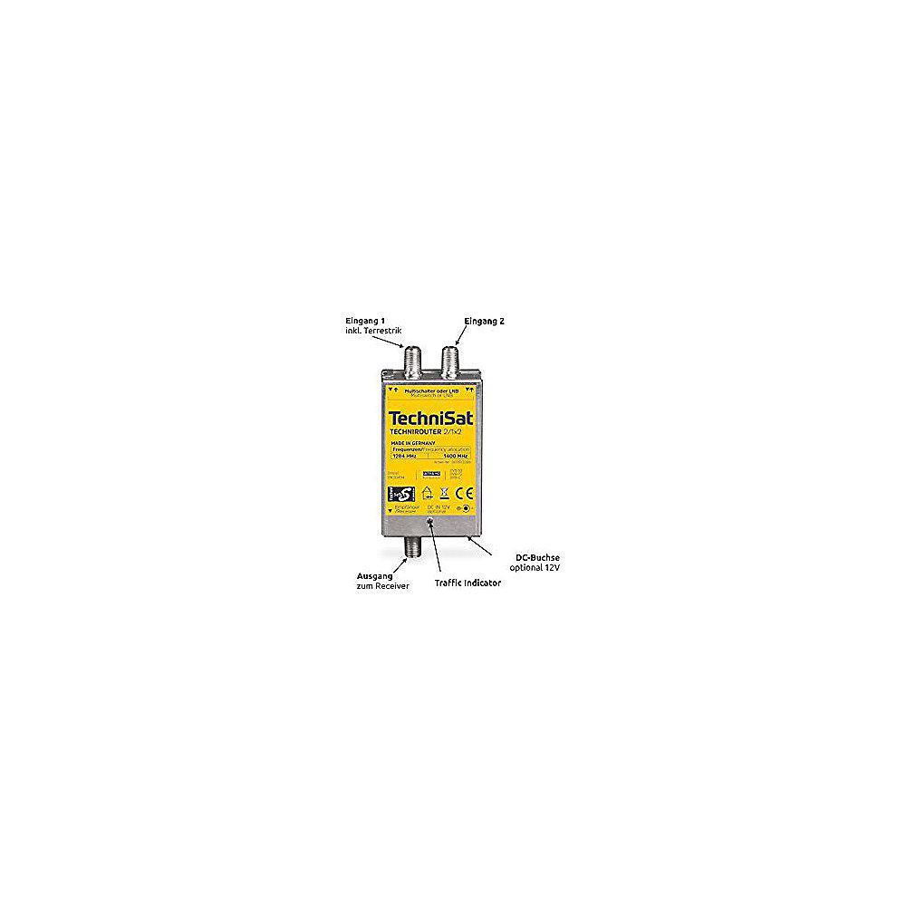 TechniSat TechniRouter Mini 2/1 x 2, TechniSat, TechniRouter, Mini, 2/1, x, 2