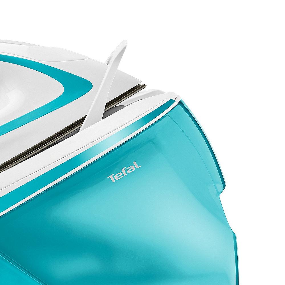 Tefal GV9568 Pro Express Ultimate Hochdruck-Dampfbügelstation weiss/türkis