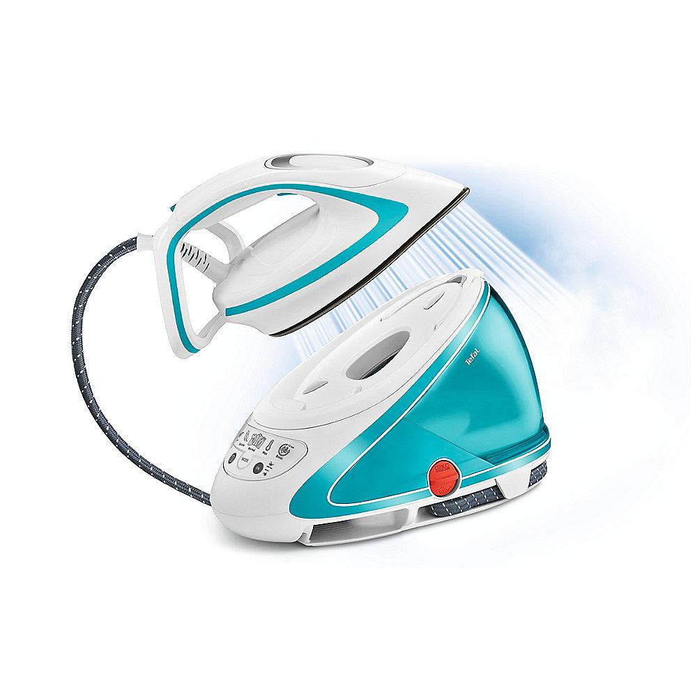 Tefal GV9568 Pro Express Ultimate Hochdruck-Dampfbügelstation weiss/türkis